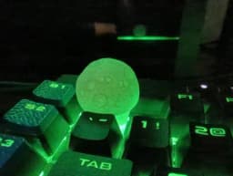 کلید کیبورد فانتزی/گیمینگ طرح کره ماه (Moon Keycap) - کی‌کپ طرح ماه سه بعدی – تصویر 1