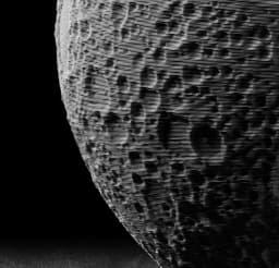 گلدان دکوراتیو «لونا» طرح ماه (مدل Moon Surface) – تصویر 2