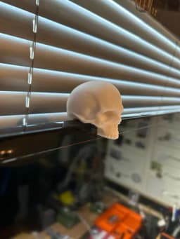 فیگور مانیتوری مدل جمجمه Skull | اکسسوری دارک و خفن میز گیمینگ – تصویر 9