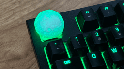 کلید کیبورد فانتزی/گیمینگ طرح کره ماه (Moon Keycap) - کی‌کپ طرح ماه سه بعدی – تصویر 2