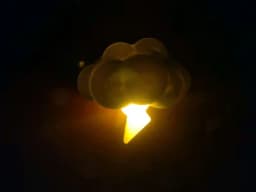 چراغ خواب مغناطیسی طرح ابر و صاعقه | Stormy Cloud Night Light ⚡️☁️ – تصویر 17