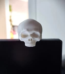 فیگور مانیتوری مدل جمجمه Skull | اکسسوری دارک و خفن میز گیمینگ – تصویر 4
