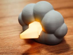 چراغ خواب مغناطیسی طرح ابر و صاعقه | Stormy Cloud Night Light ⚡️☁️ – تصویر 6