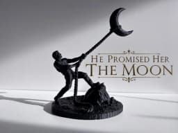 تندیس دکوراتیو «بهش قول ماه رو داده بود» (He Promised Her The Moon) – تصویر 1