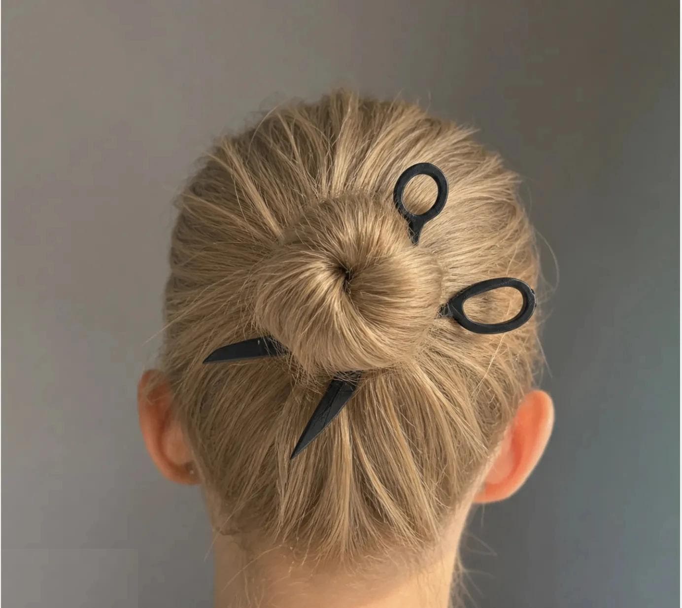 گیره مو طرح قیچی سایز کوچیک (Mini Scissors HairPin)
